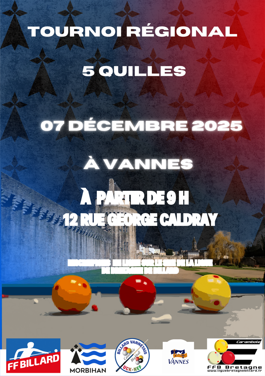 5 quilles   /  tournoi de Vannes