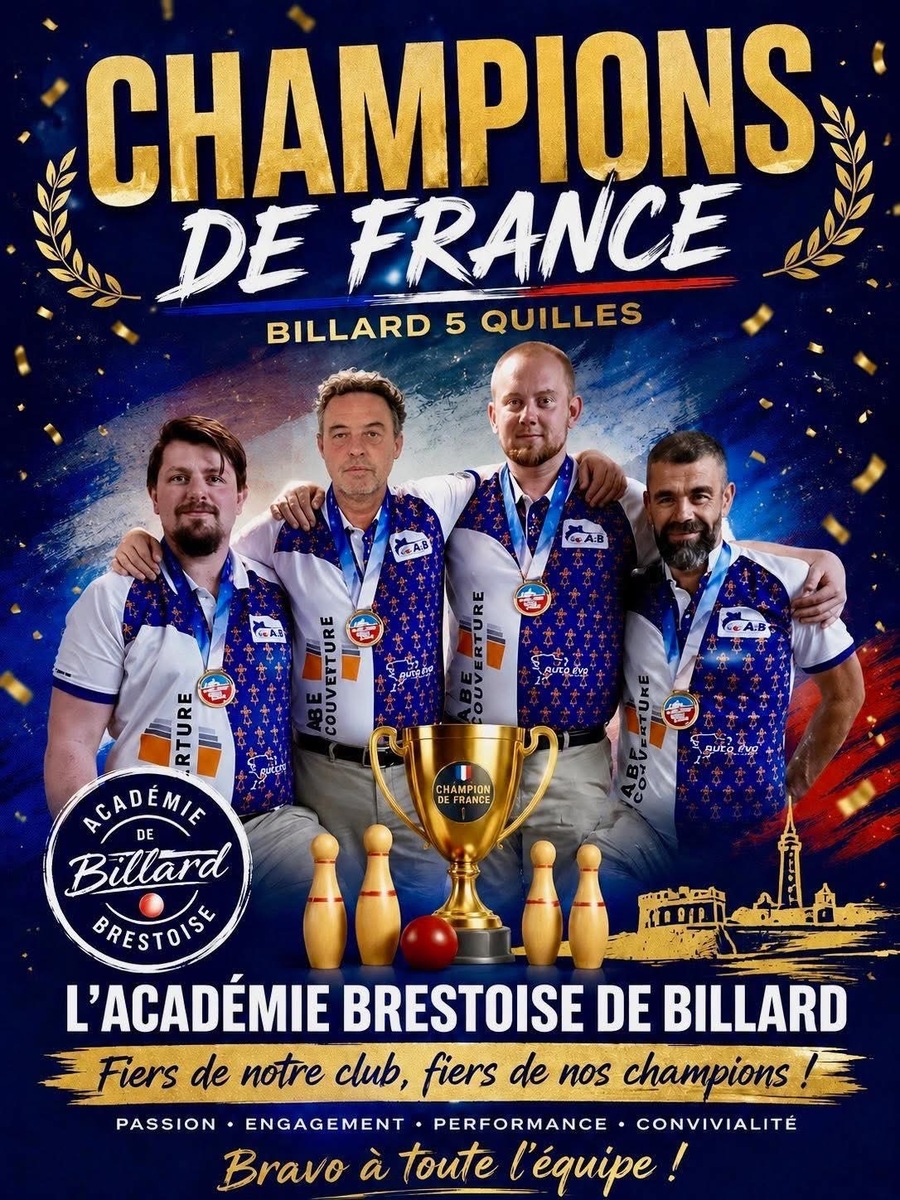 Champion de France 2026  ! Les Pirates à l'abordage de la France !