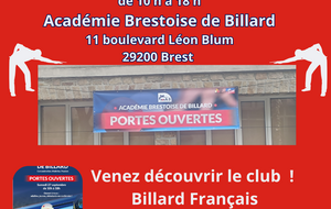 Portes ouvertes Académie Brestoise de Billard