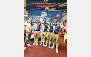 L'équipe de 3 bandes se qualifie pour le France !
