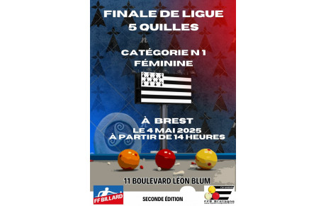 Finale de Ligue  5 Quilles   catégorie Féminine